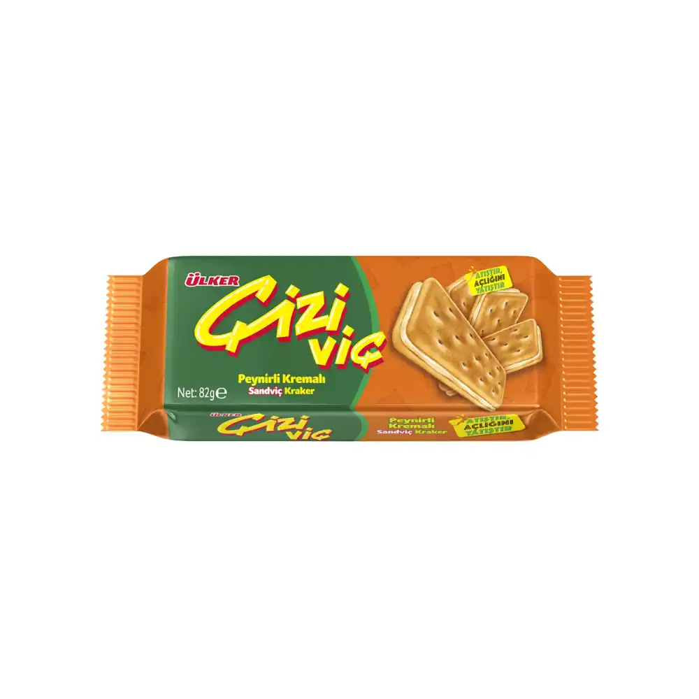 Крекер 82г Ulker cizi со вкусом сыра флоупак