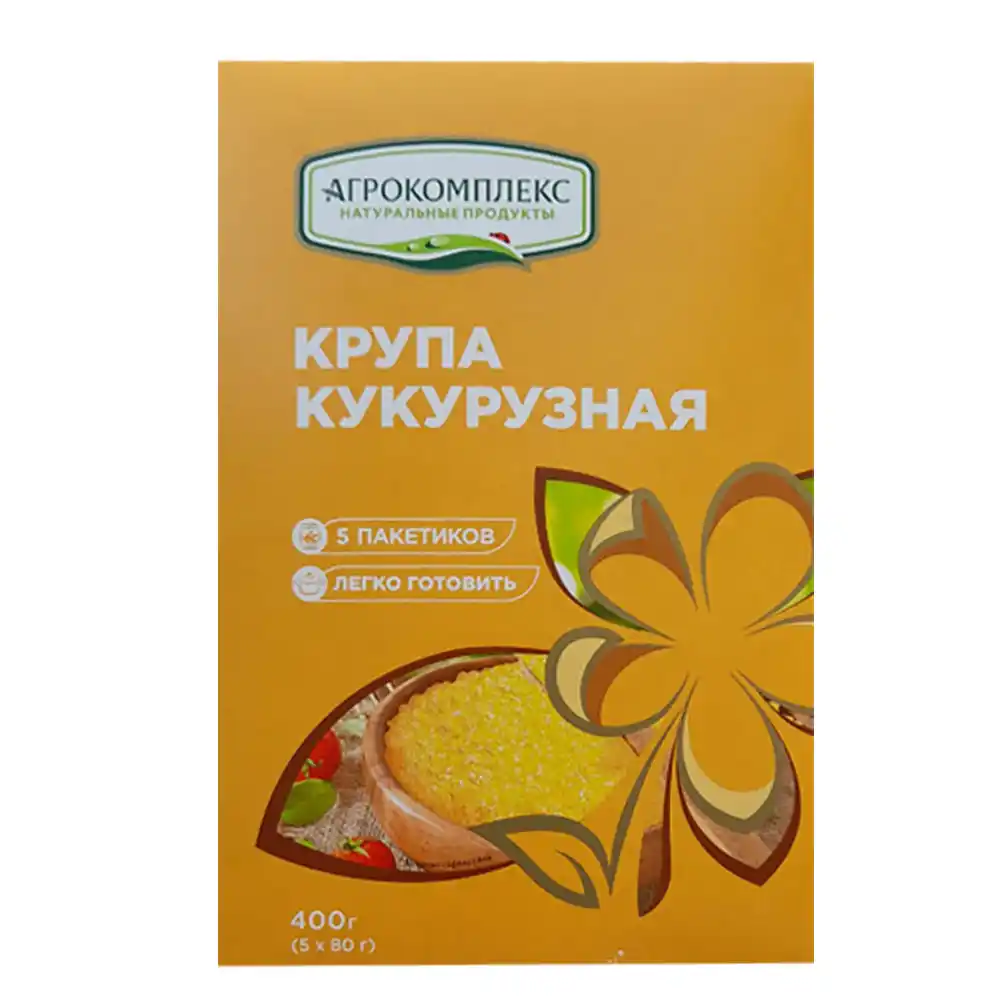 Крупа (5х80 г) Агрокомплекс СТМ кукурузная карт/уп