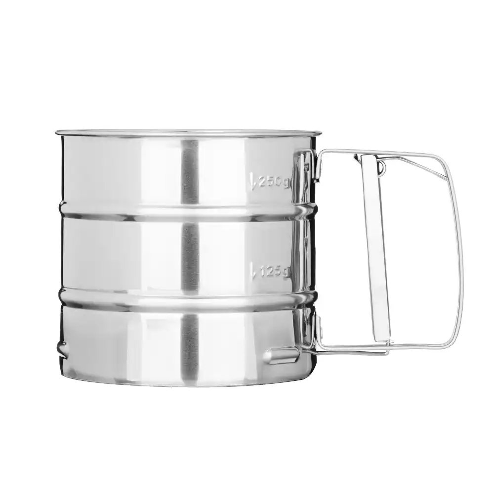 Кружка-сито 10см объем 375гр VETTA д/просеивания муки нерж.сталь б/уп