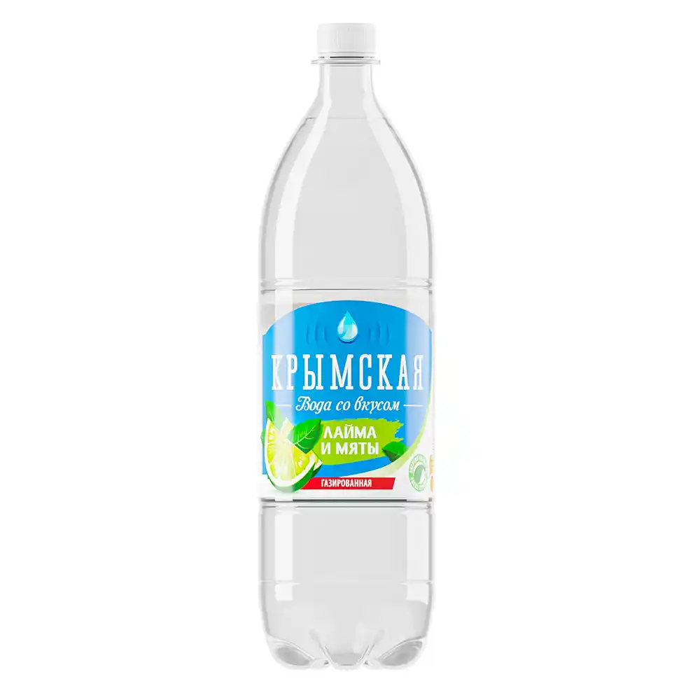Крымская вода со вкусом лайма и мяты ПЭТ 1,0л