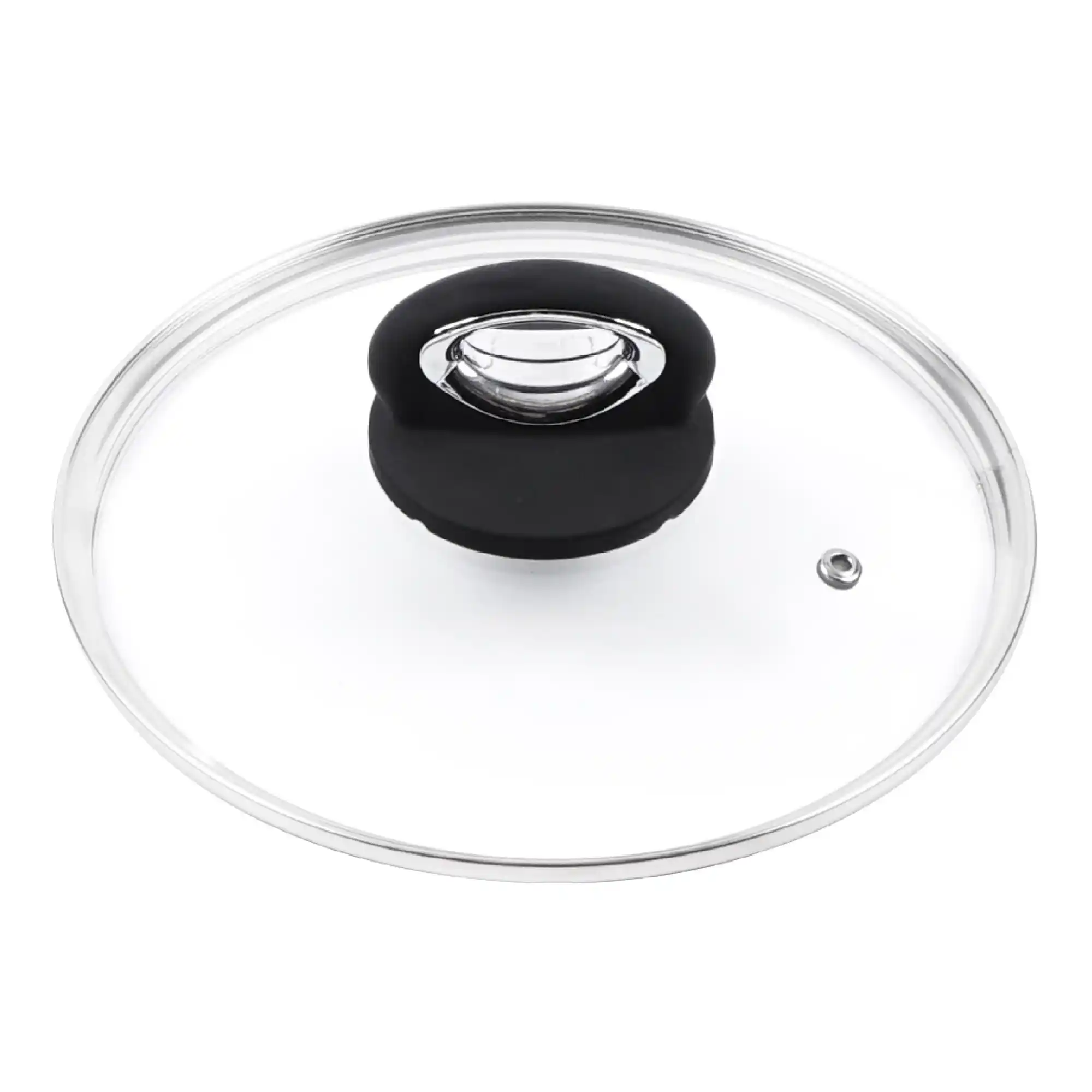 Крышка 28см Black с металическим ободом BLL-28FB п/эт