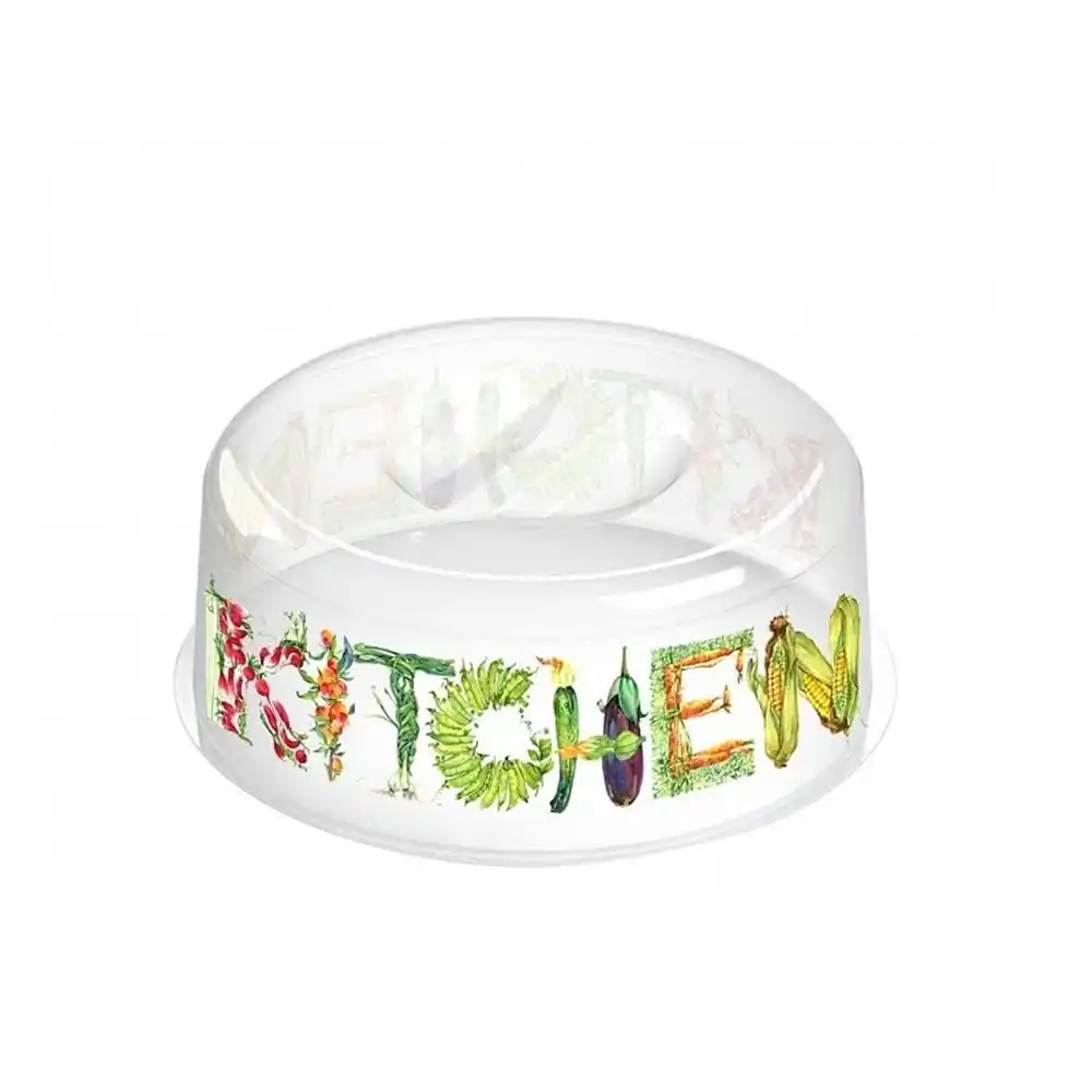 Крышка д/СВЧ D250мм Homver Bergamo с декором б/уп