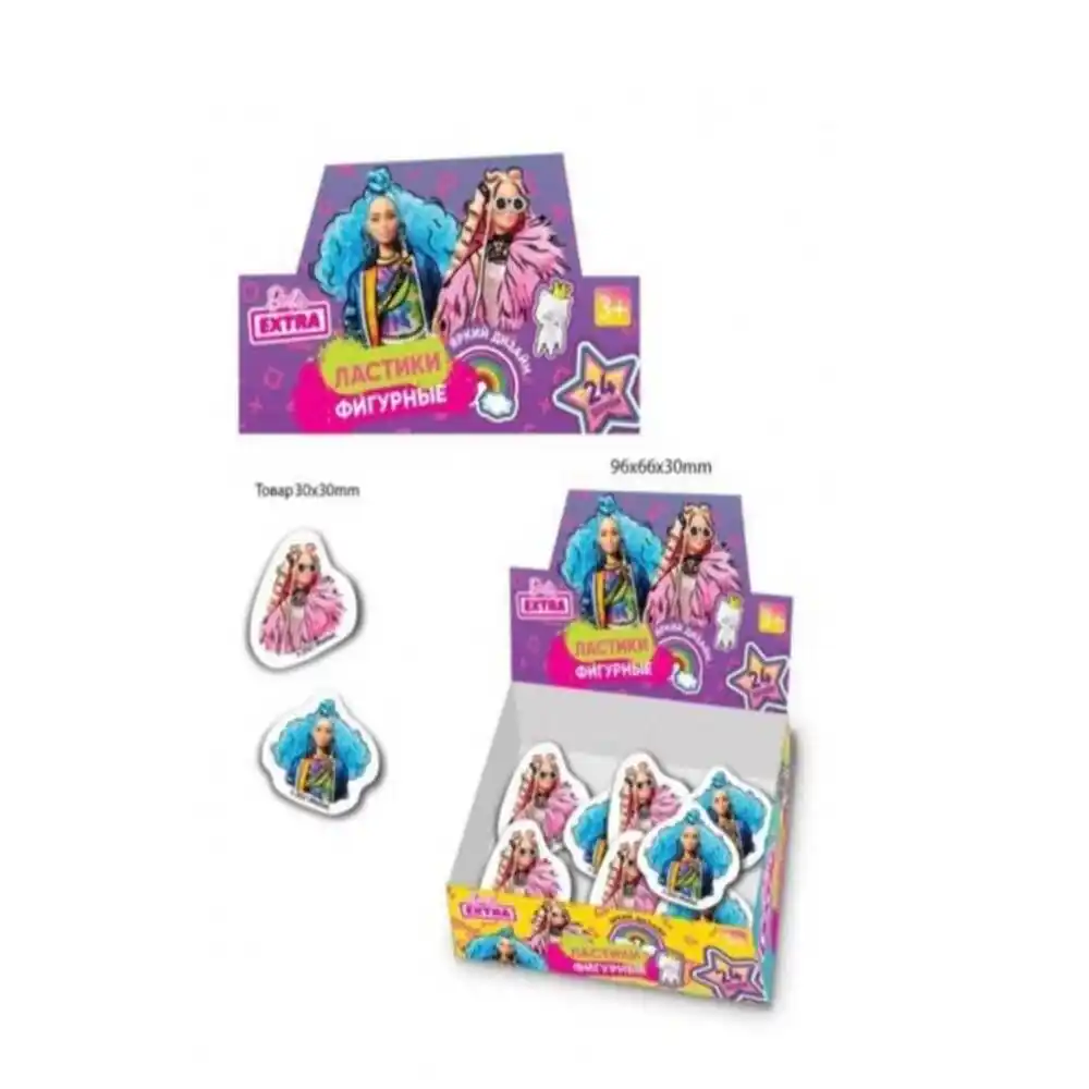 Ластик Умка Барби фигурный п/эт