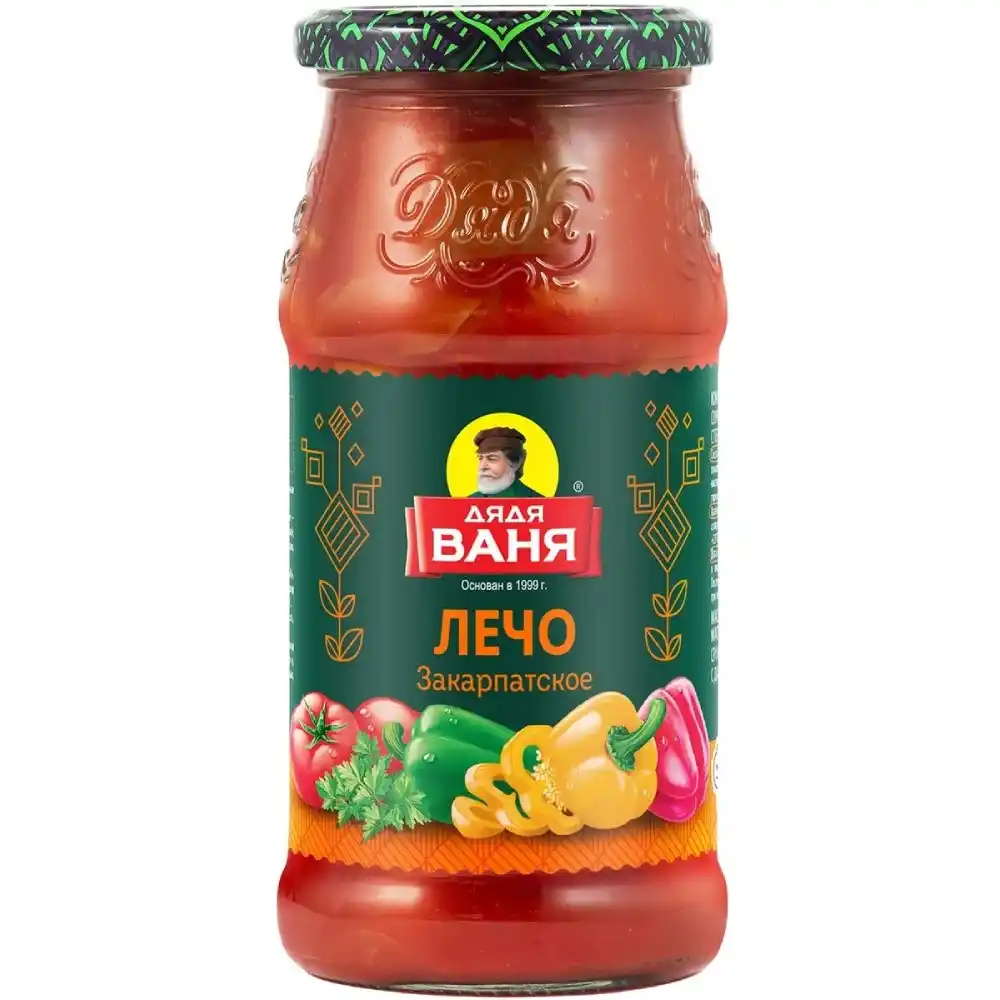Лечо 460 гр Дядя Ваня Закарпатское натуральное ст/б