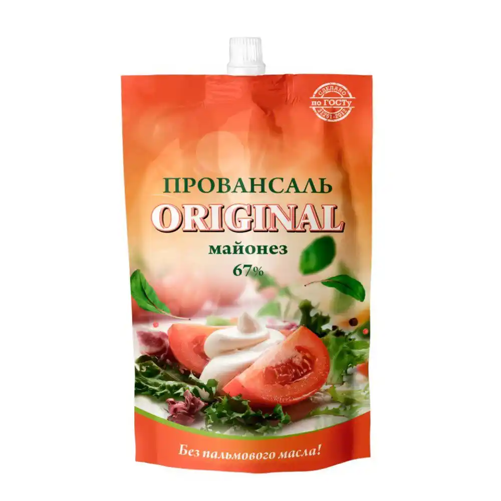 Майонез 0,75л Краснодарский (ММЗ) Провансаль ORIGINAL 67% дой-пак
