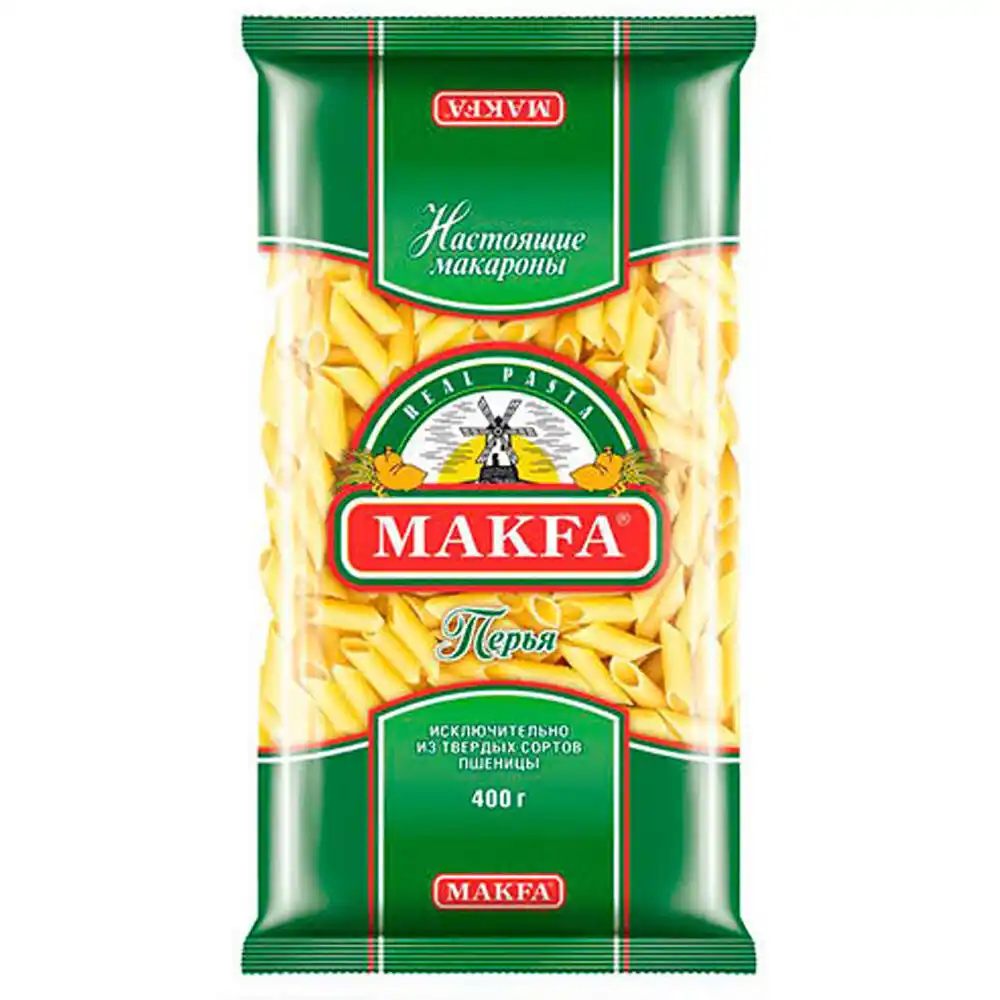 Макаронные изделия 400 гр Makfa Перья м/уп
