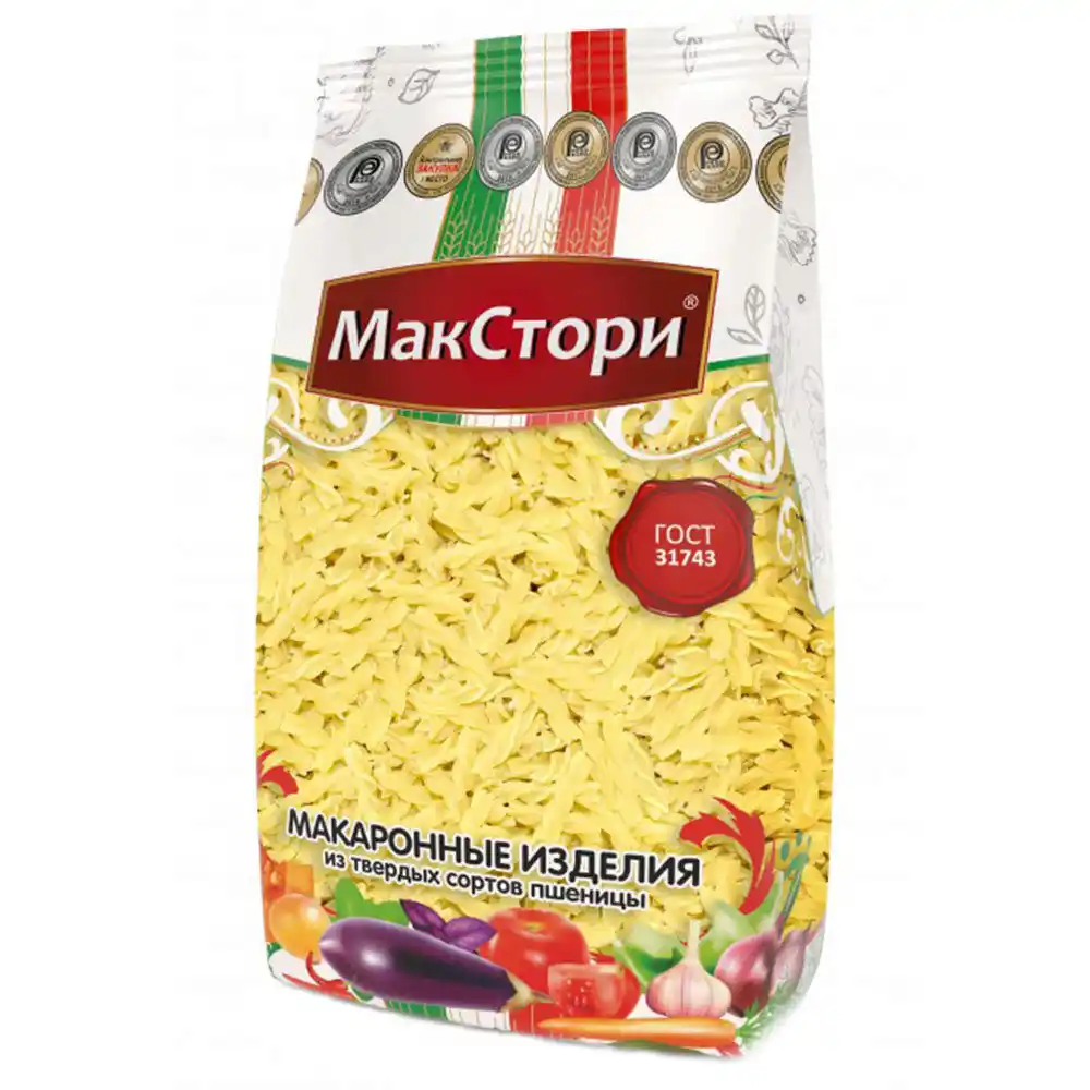 Макаронные изделия 400 гр МакСтори спираль м/уп