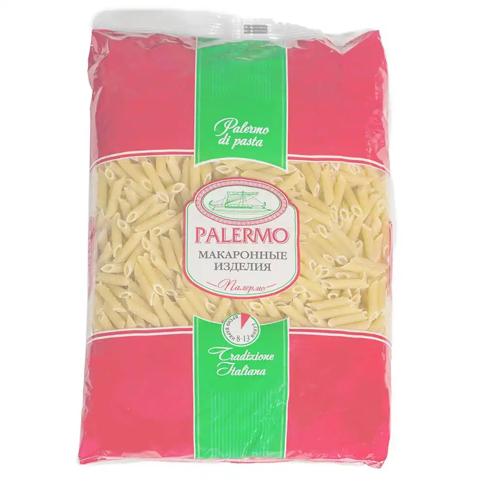 Макаронные изделия 900г Palermo перья риф. №23 м/уп