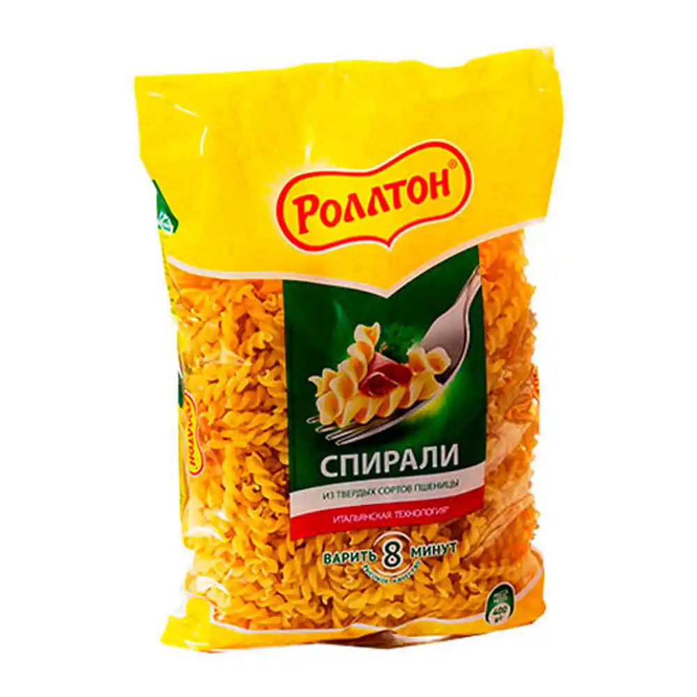 Макароны 400 г Роллтон традиционные спирали м/уп