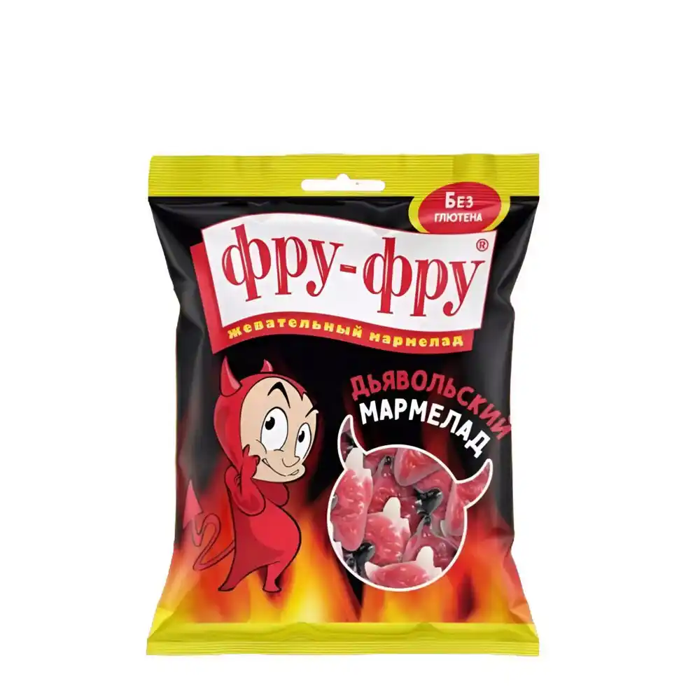 Мармелад 80гр Фру-Фру жевательный дьявольский м/уп