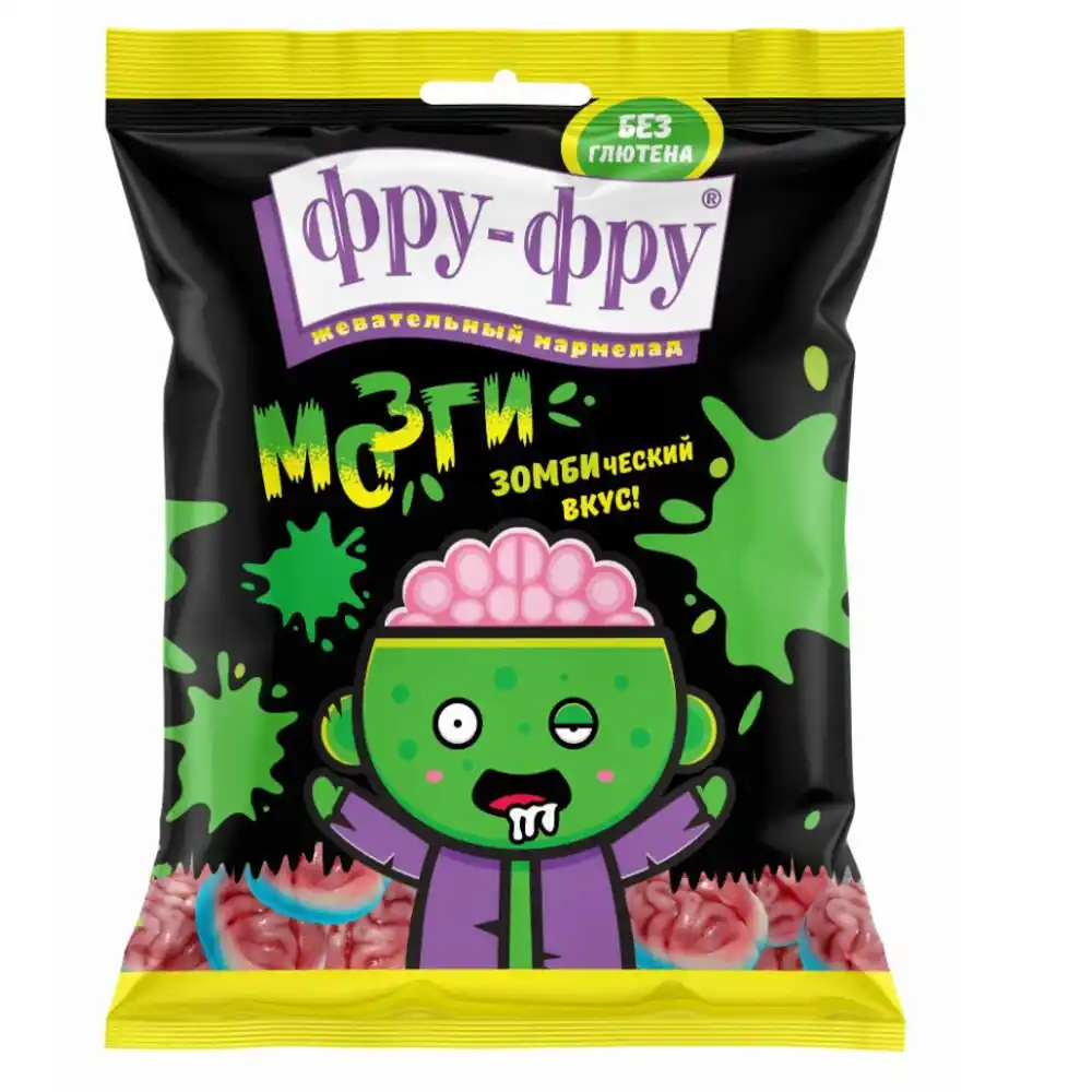Мармелад 80гр Фру-Фру жевательный мозги м/уп