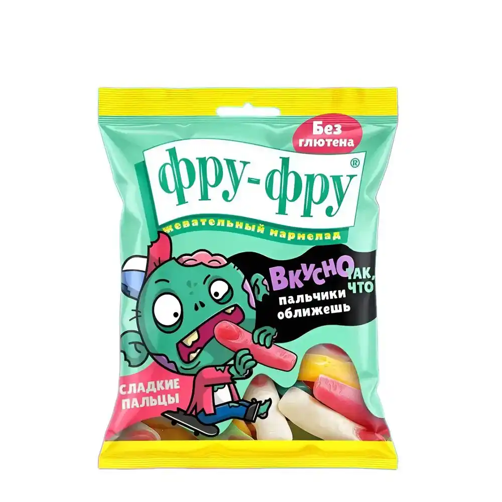 Мармелад 80гр Фру-Фру жевательный сладкие пальцы м/уп