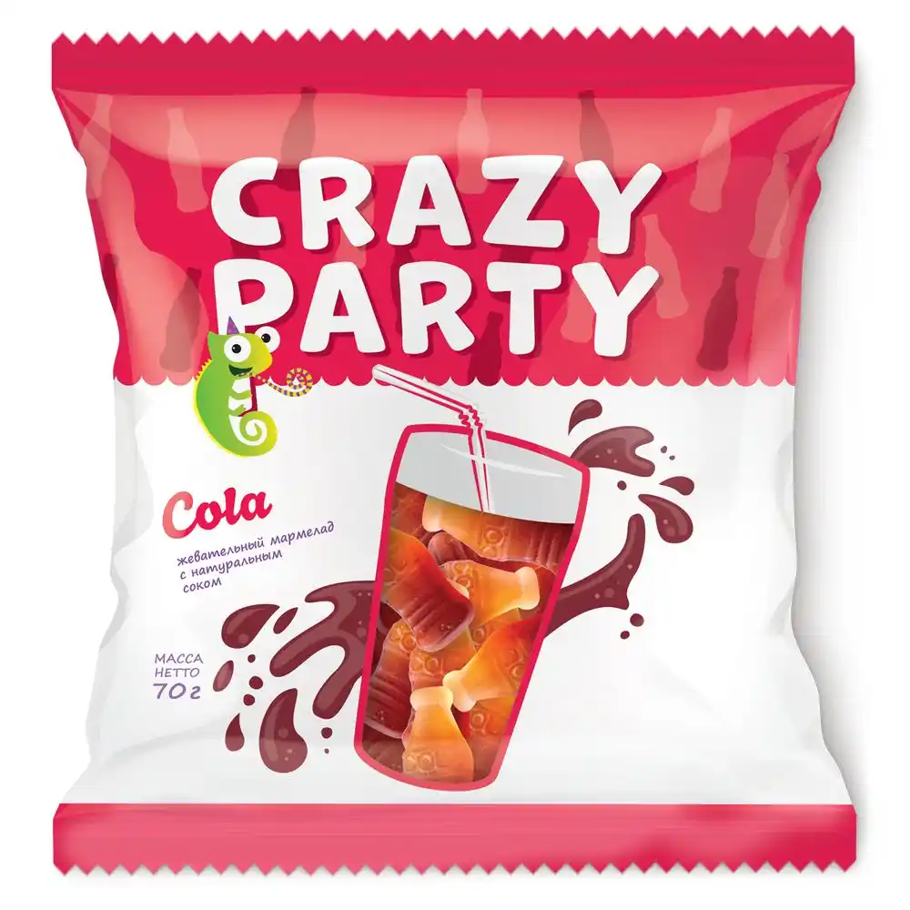 Мармелад жеват. 70 гр Азов Cola м/уп
