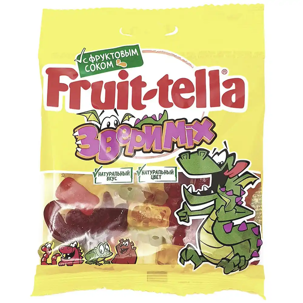 Мармелад Жевательный 70 г Фрутелла Звери Микс м/уп