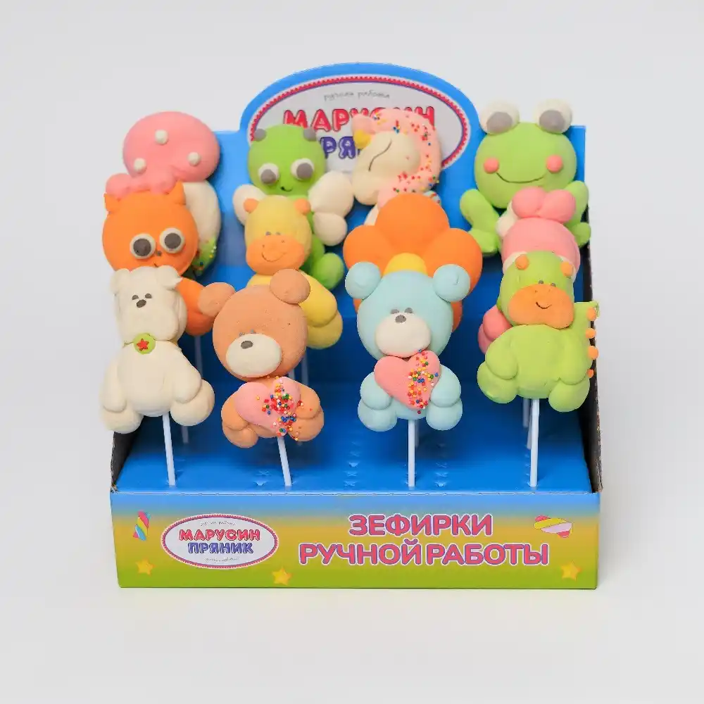 Маршмеллоу 25 гр Агрокомплекс фигурный на палочке м/у