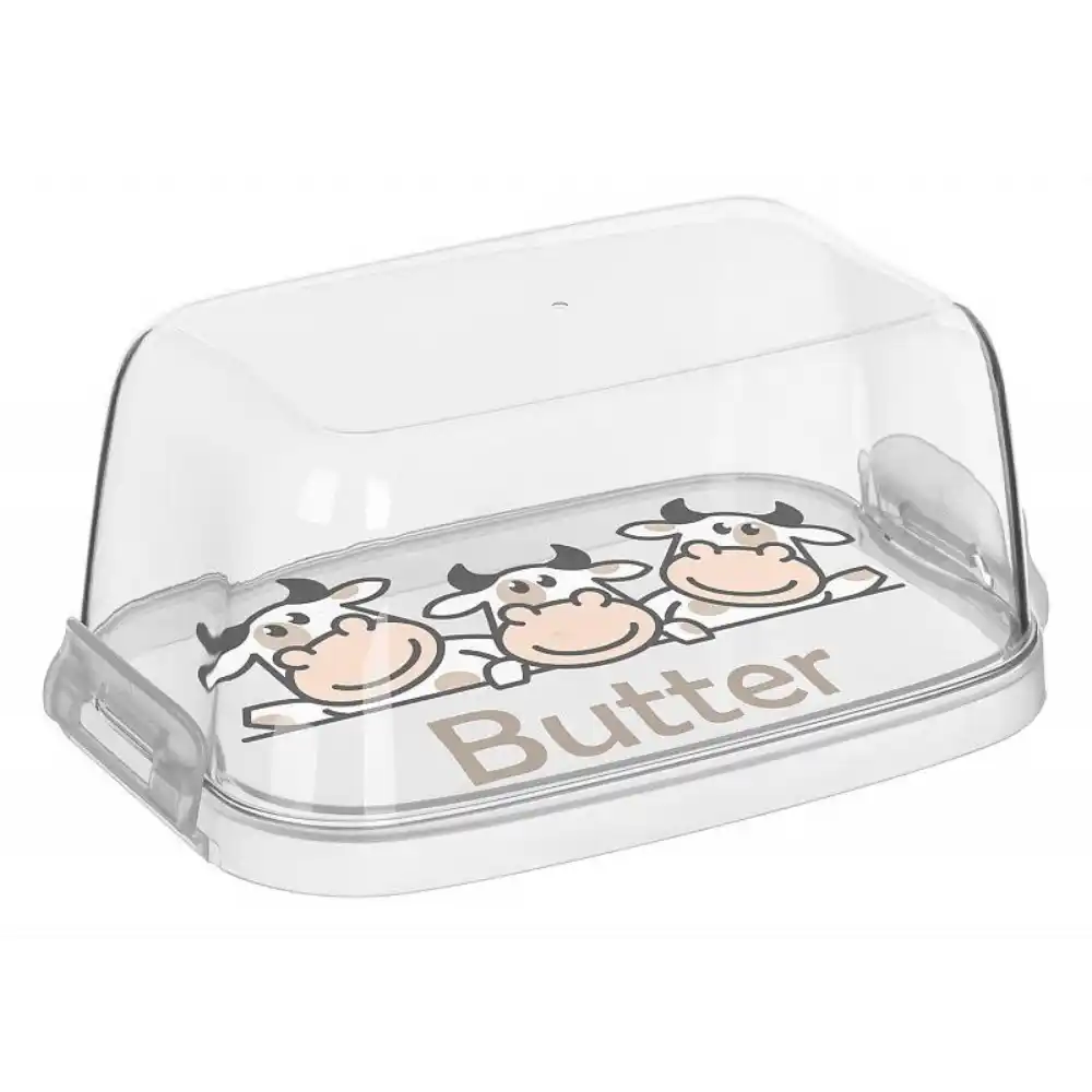 Масленка Homver Bergamo с декором б/уп