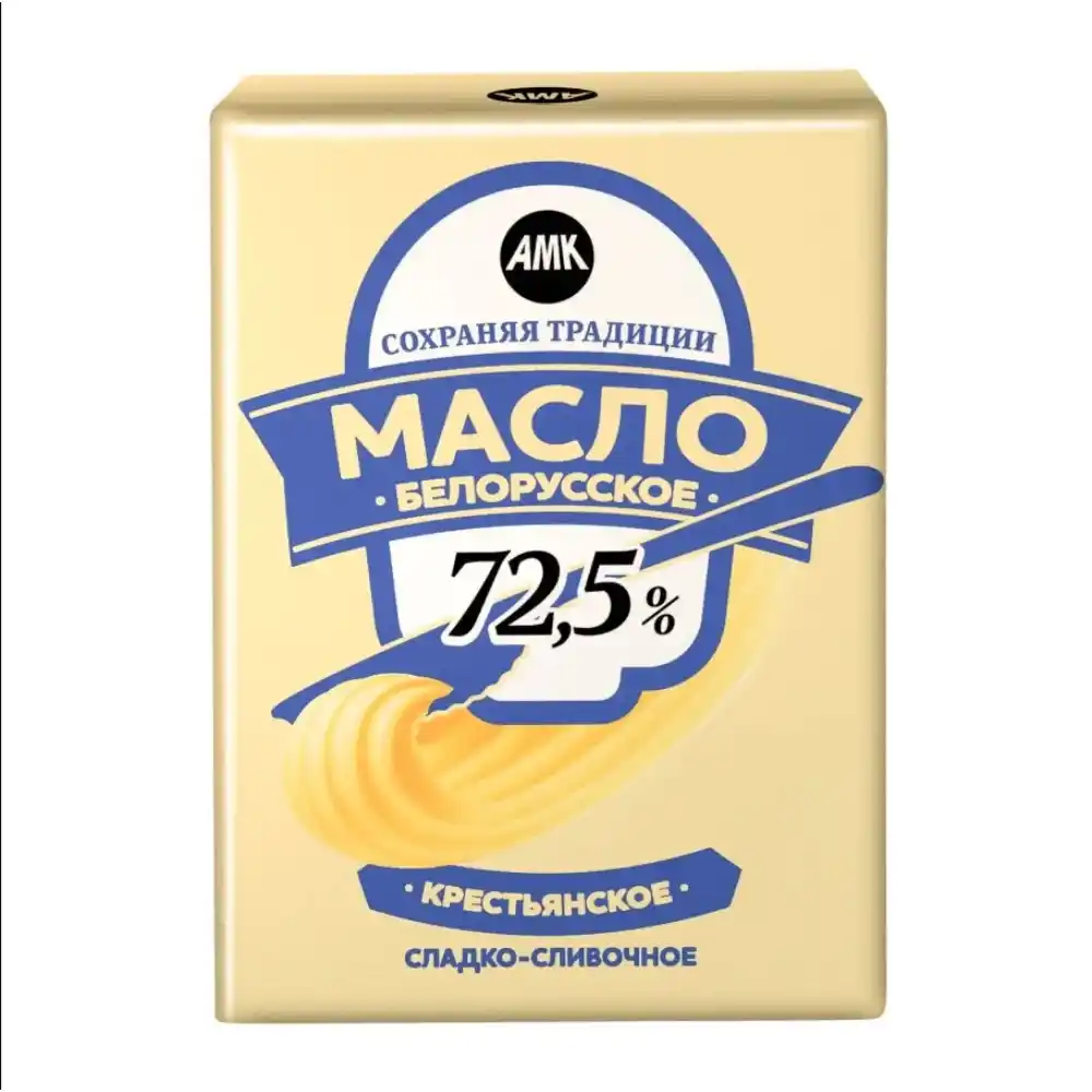 Масло 180г Сохраняя Традиции сладко-сливочное Крестьянское 72,5% эколин