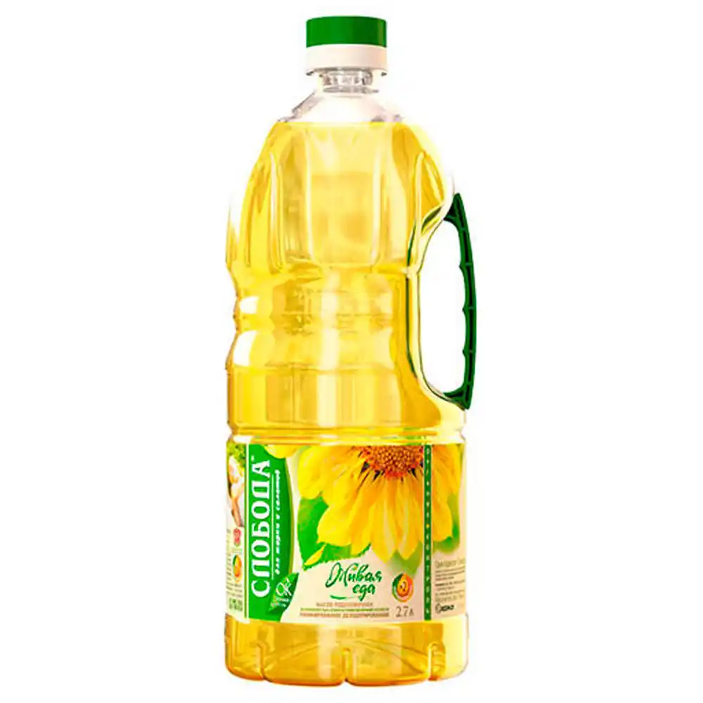 Масло 2.7 л Слобода подсолнечное раф дез ПЭТ