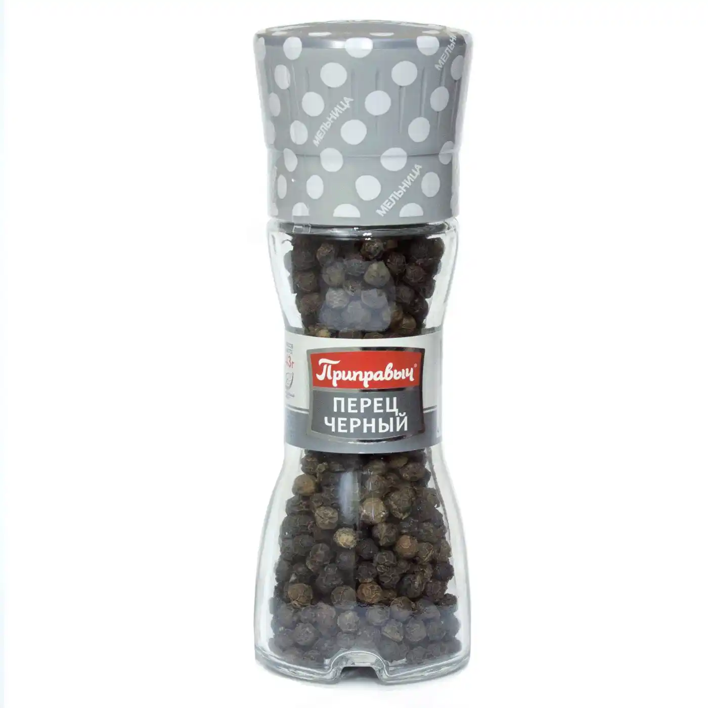 Мельница 50 г Приправыч Перец черный горошек ст/б