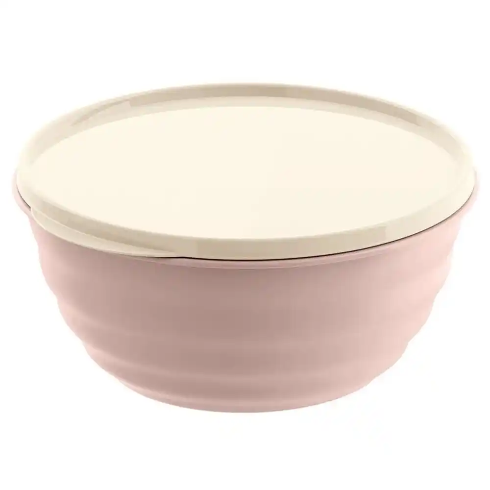 Миска 3,2л Homver Latina с крышкой бежевый б/уп