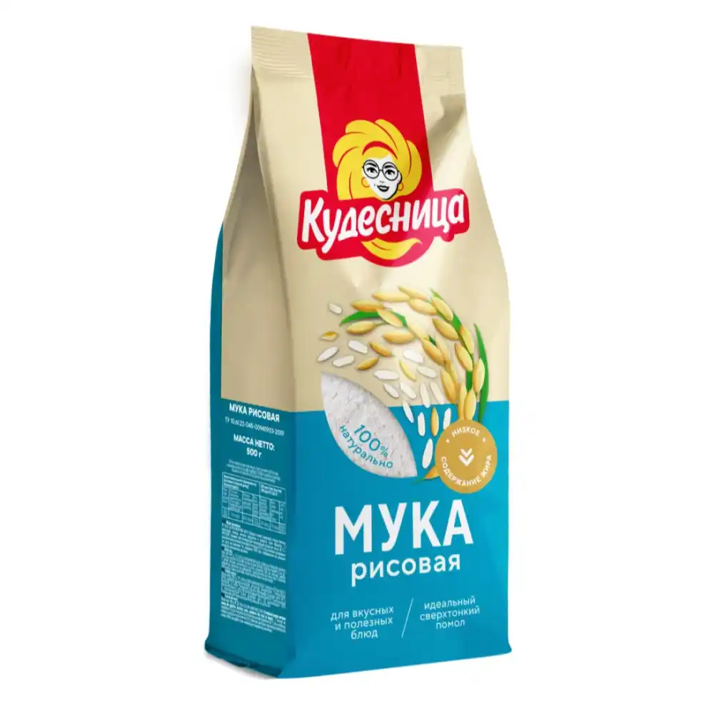 Мука 0,5 кг Кудесница рисовая м/уп