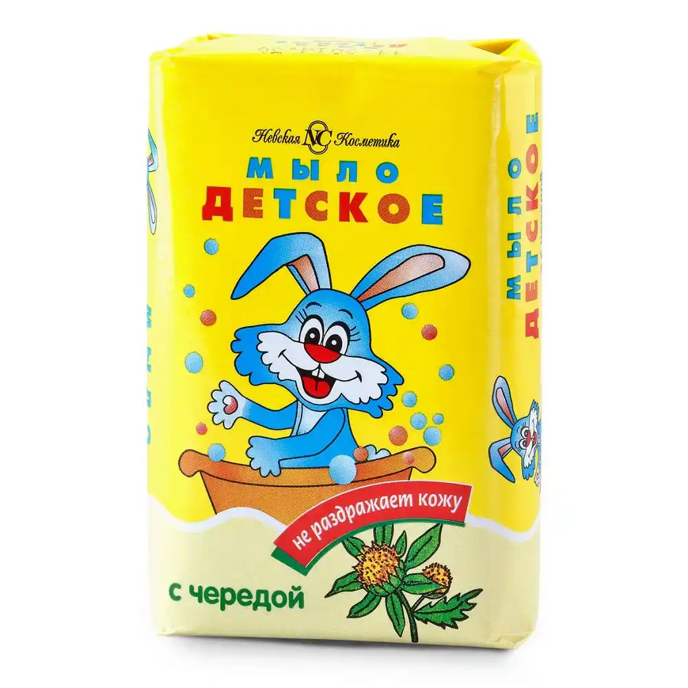Мыло 90 гр Невская косметика детское с чередой твердое м/уп