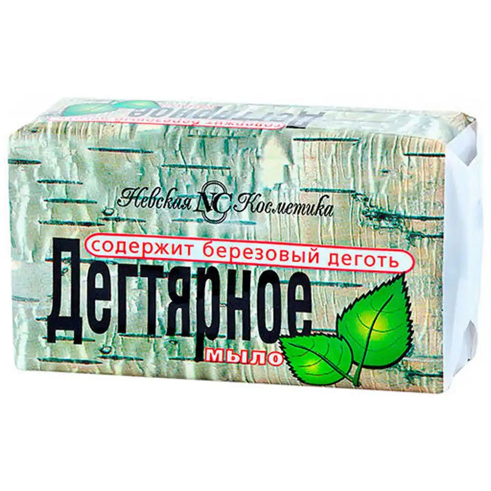 Мыло туалетное 140 г НК дегтярное м/уп