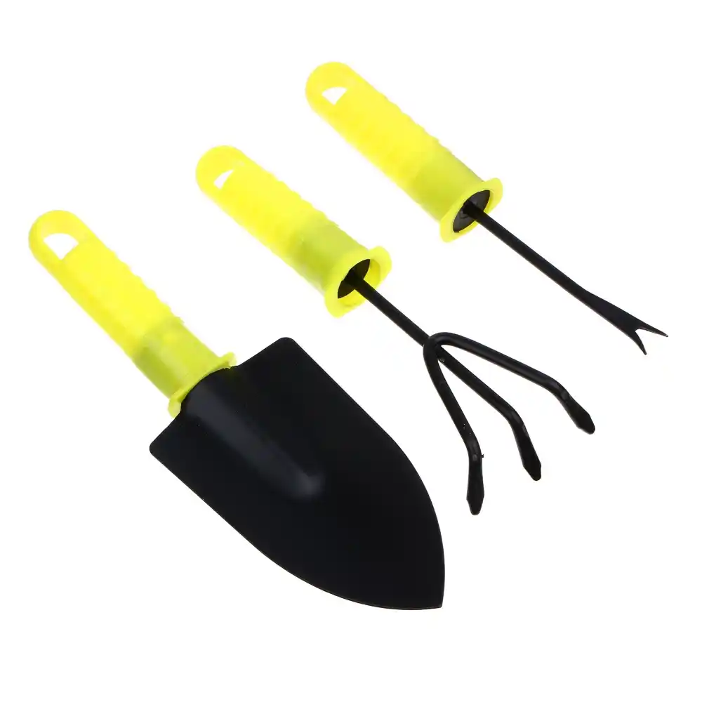 Набор садового инвентаря 21см INBLOOM совок, рыхлитель, корнеудал металл п/эт