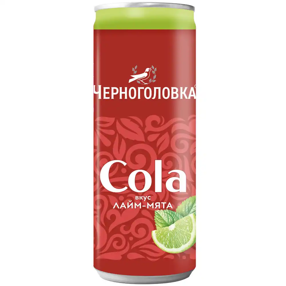 Напиток 0,33 л Черноголовка Кола Лайм-мята  ж/б