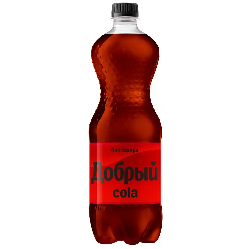 Напиток 1л Добрый со вкусом Cola без сахара сильногазированный пл/бут