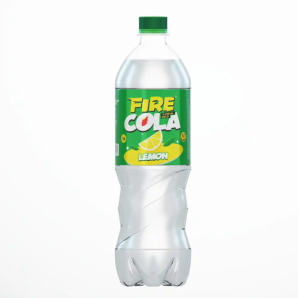 Напиток 1л Fire Cola лемон б/а сильногазированный п/эт