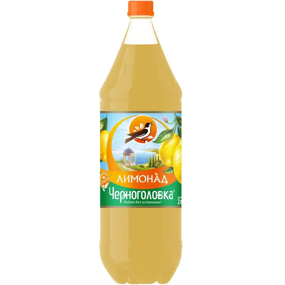 Напиток 2л Черноголовка Лимонад газированный пл/бут