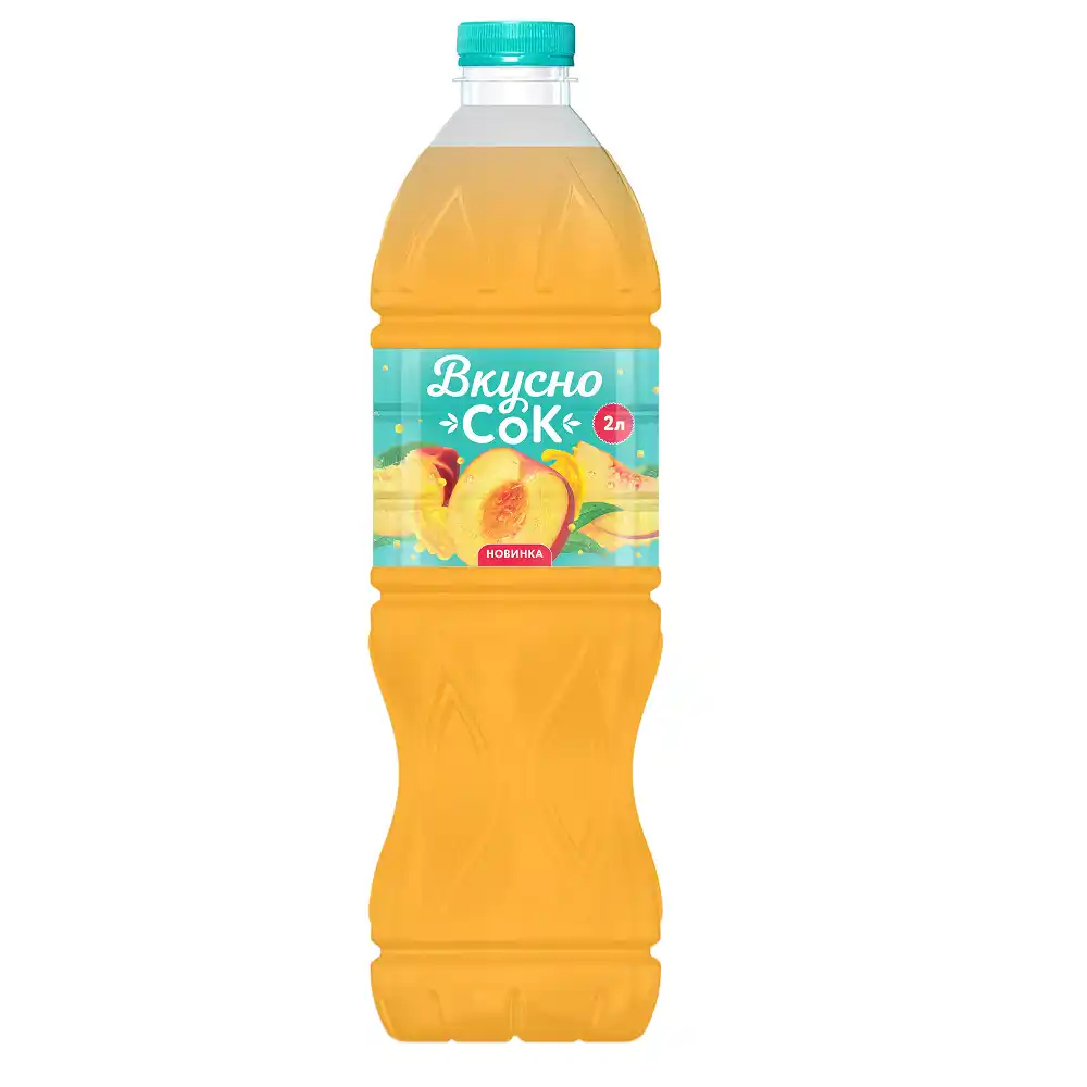 Напиток 2л ВкусноСок Персик пл/бут