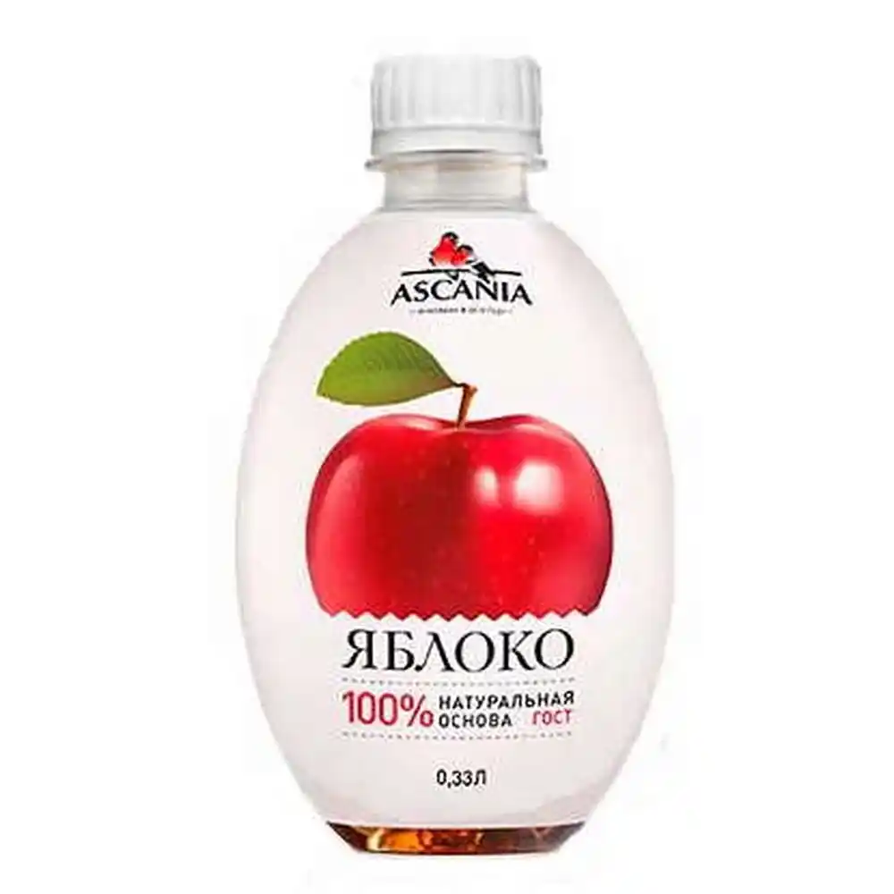 Напиток 330мл Ascania Яблоко газированный безалкогольный пэт