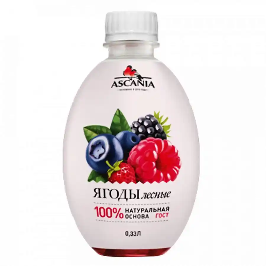 Напиток 330мл Ascania Ягоды лесные газированный безалкогольный пэт