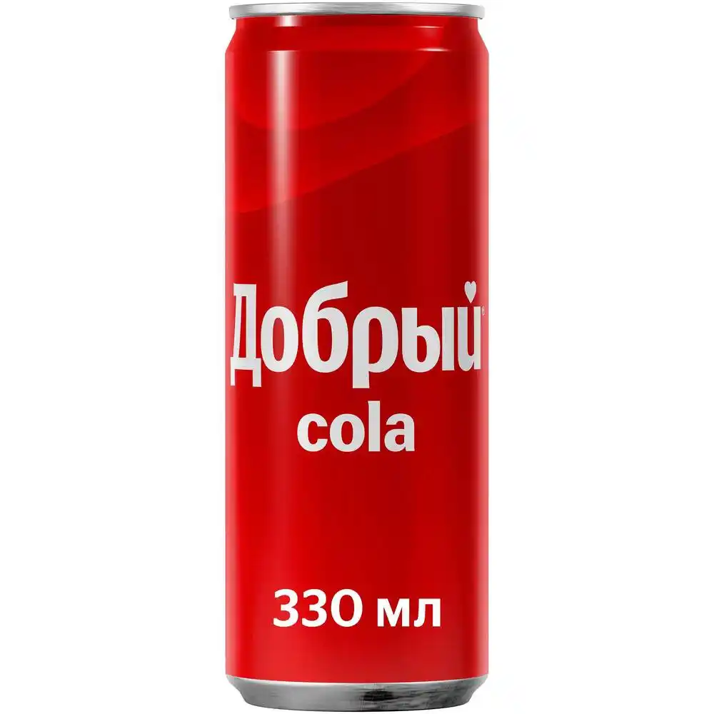 Напиток 330мл Добрый Cola сильногазированный ж/б