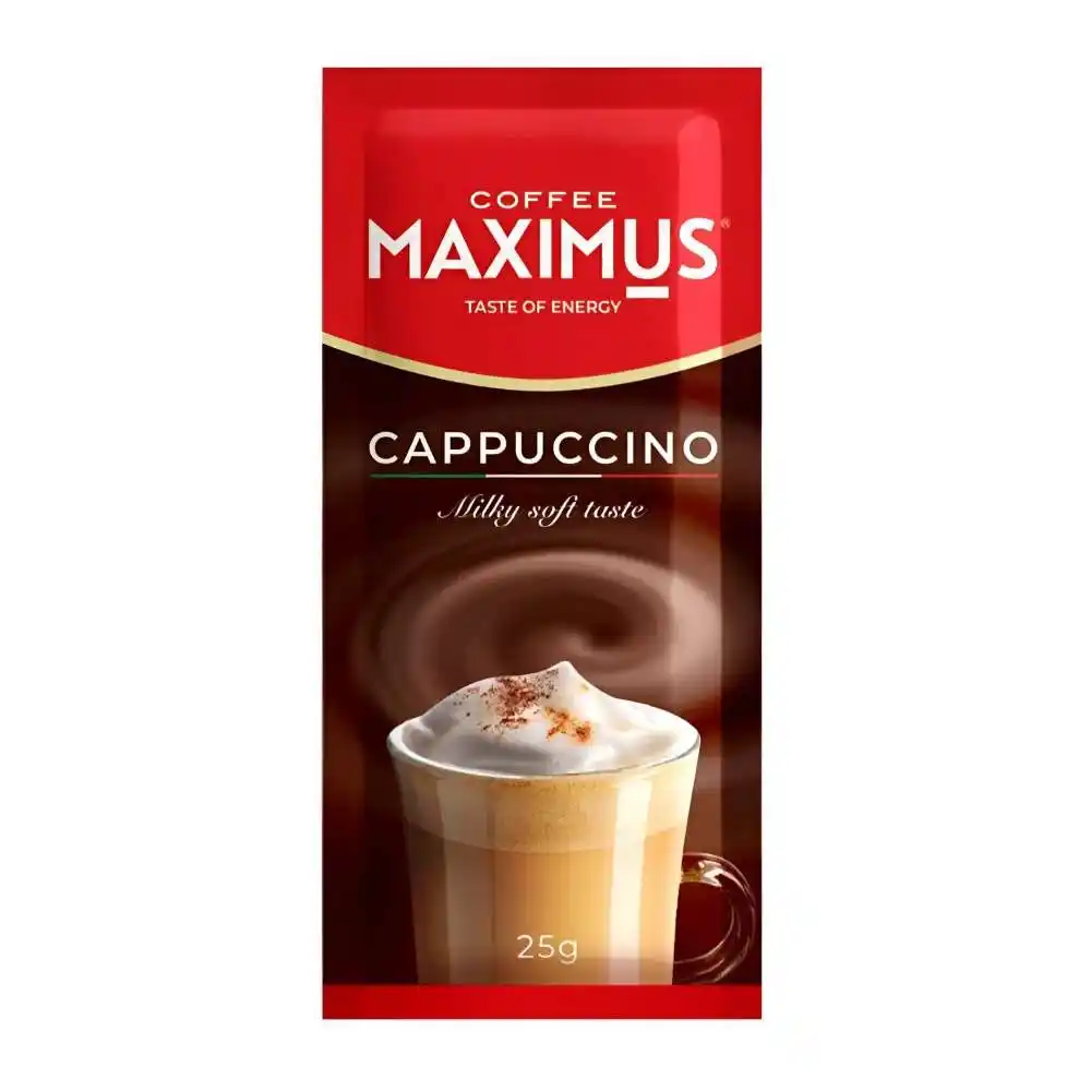 Напиток кофейный 25гр Maximus Cappuccino м/уп