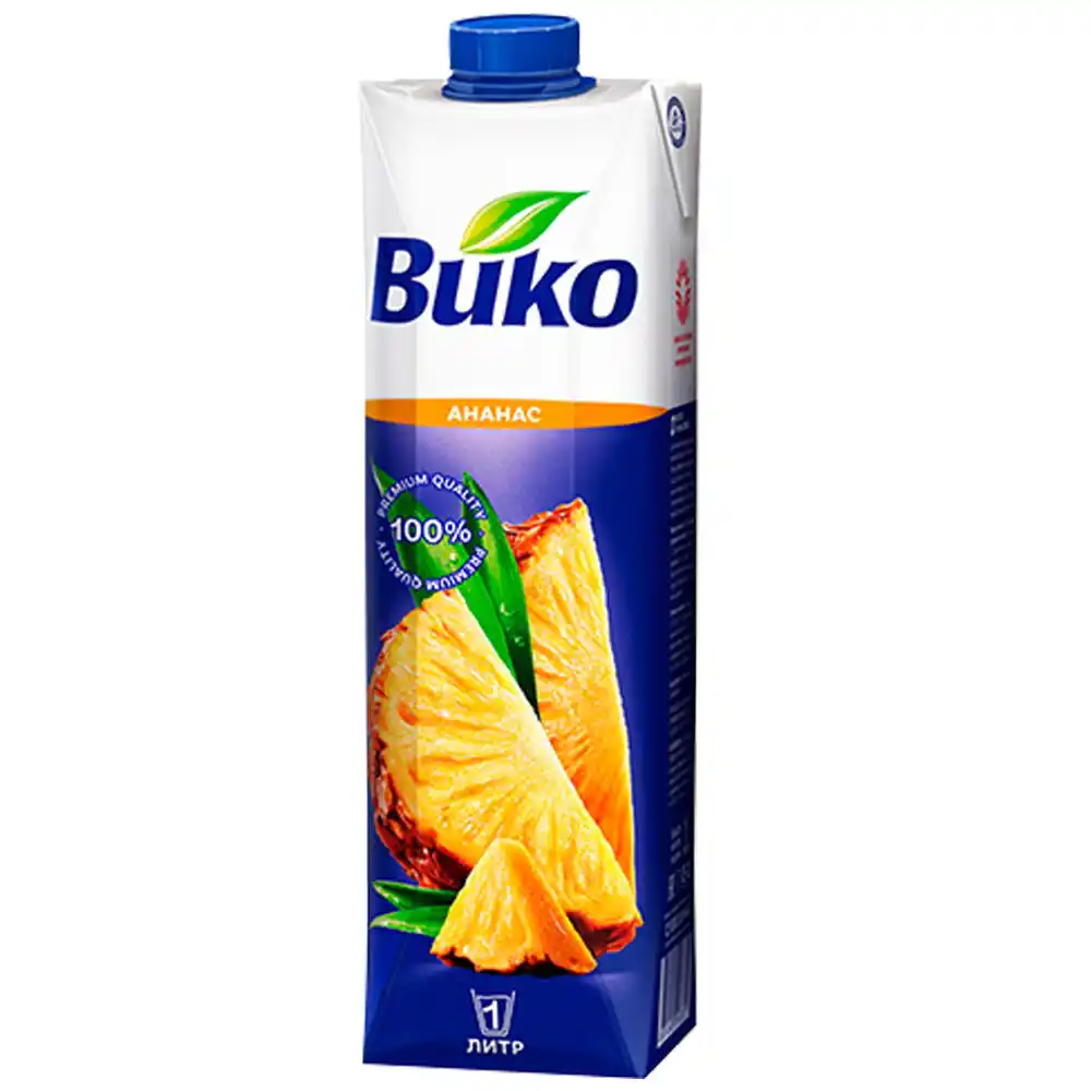 Нектар 1 л Вико Ананас тетра-пак