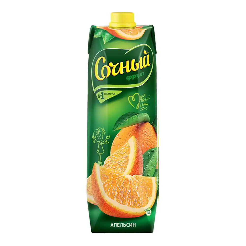 Нектар 1л Сочный Апельсин тетра-пак