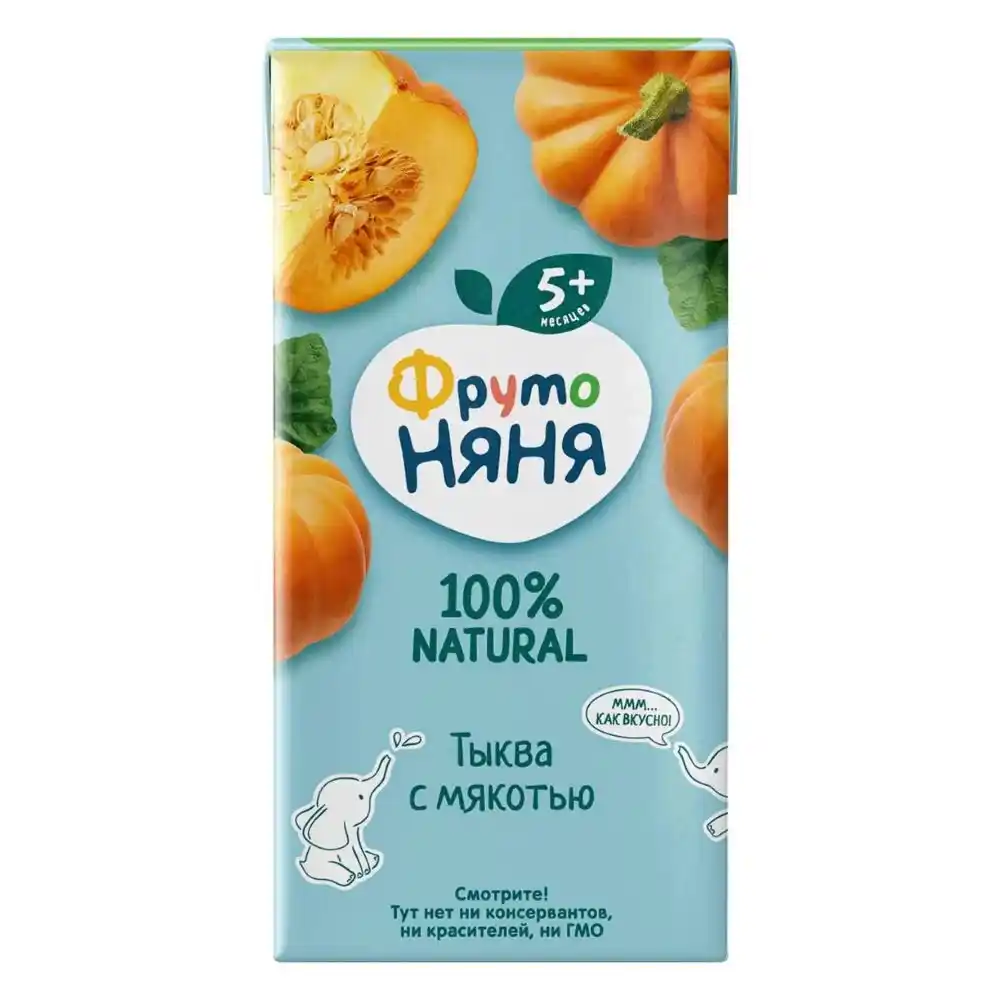 Нектар 200 мл ФрутоНяня тыква с мякотью тетра-пак