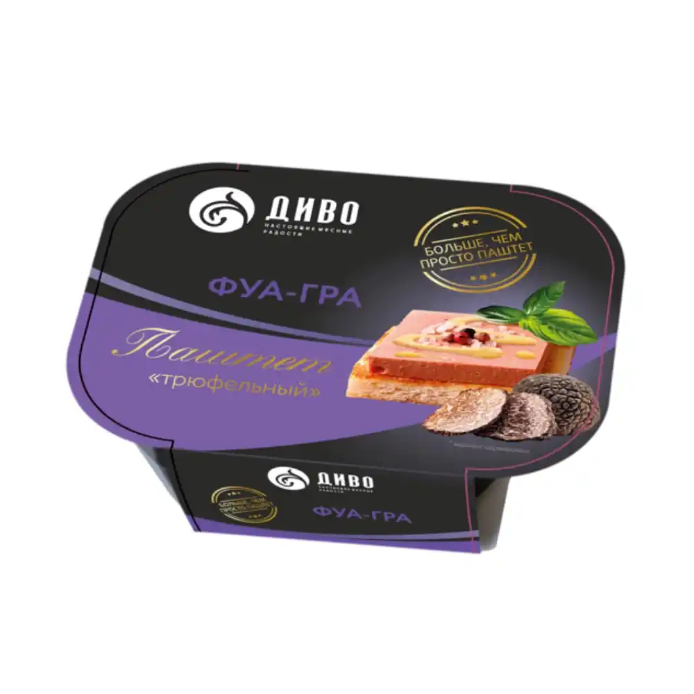 Паштет 150г ДИВО Фуа-гра трюфельный пл/ван