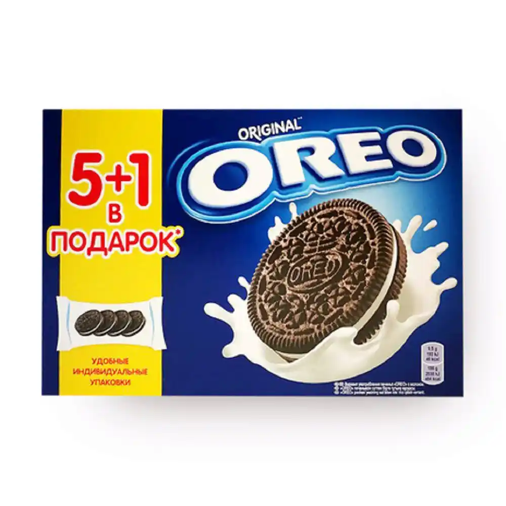 Печенье 228 гр OREO с ванильным вкусом с какао к/уп