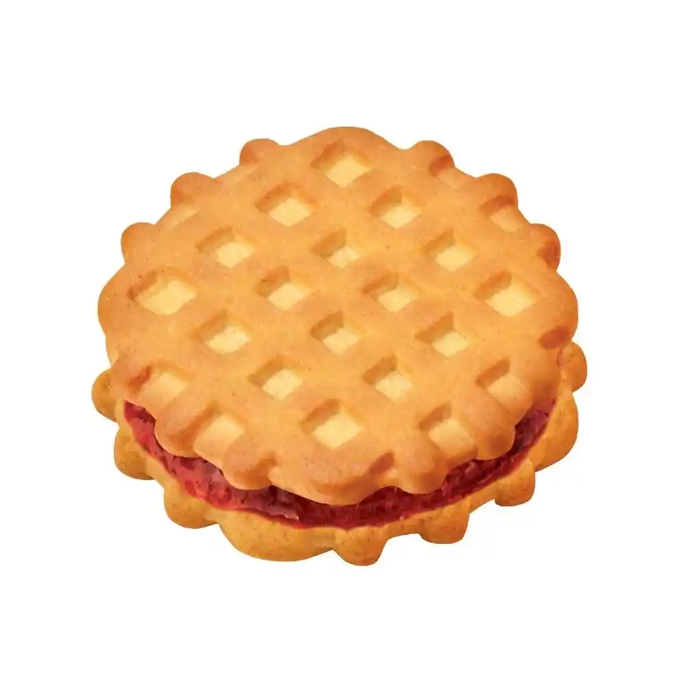 Печенье Дымка Домашние вафельки с малиновой начинкой вес