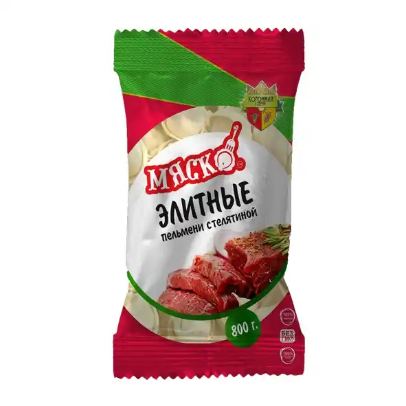 Пельмени 0,8 кг Мяско Элитные телятина м/уп