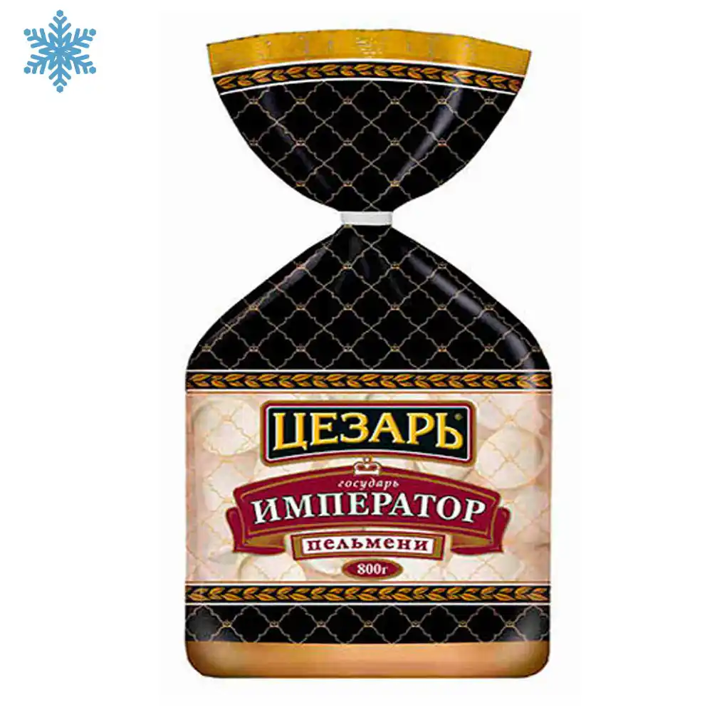Пельмени 0,8 кг Цезарь Император м/уп