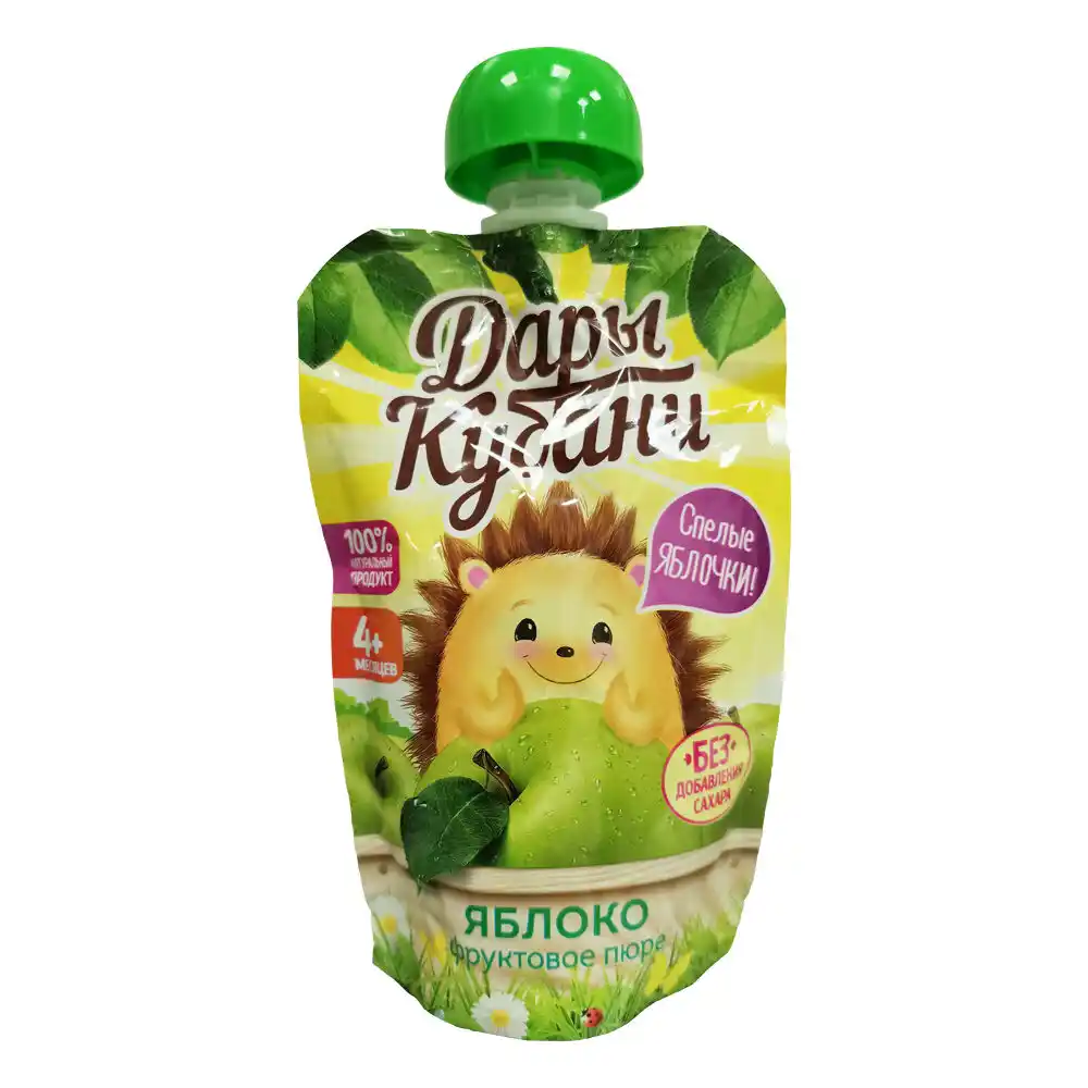 Пюре 90 г Дары Кубани Фруктовое из яблок д/п
