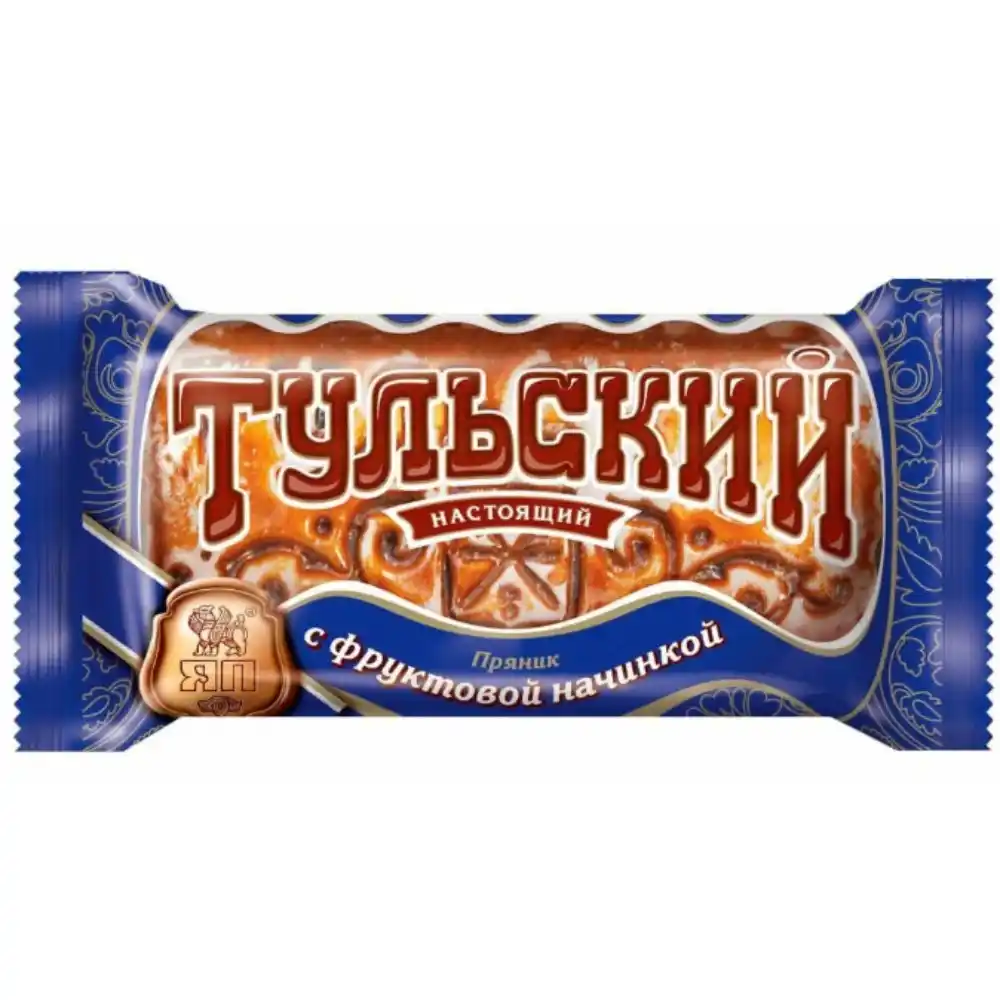 Пряник 130г Ясная поляна Тульский с фруктовой начинкой флоупак