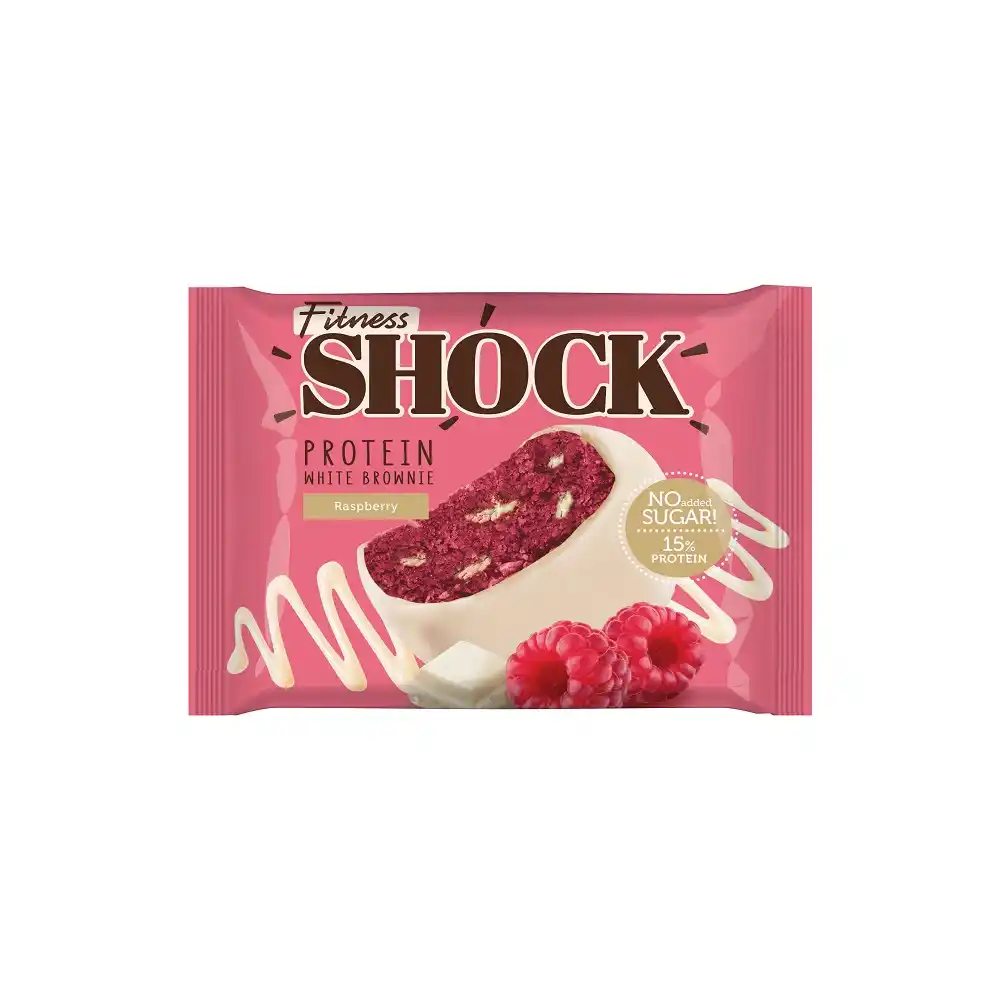 Протеиновое печенье 50гр FitnesSHOCK Брауни малиновый м/уп