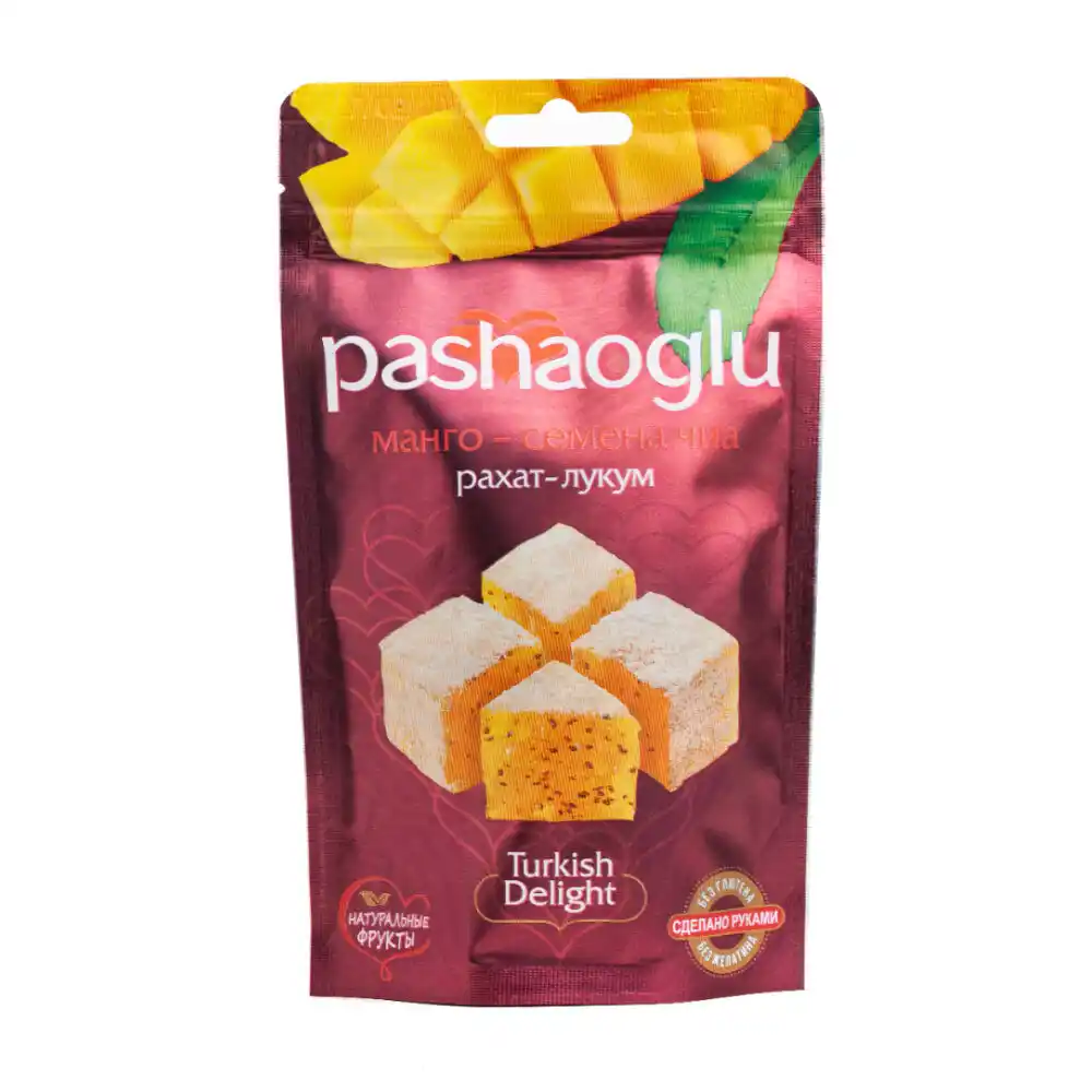 Рахат-Лукум 150гр Pashaoglu Манго-Семена Чиа м/уп