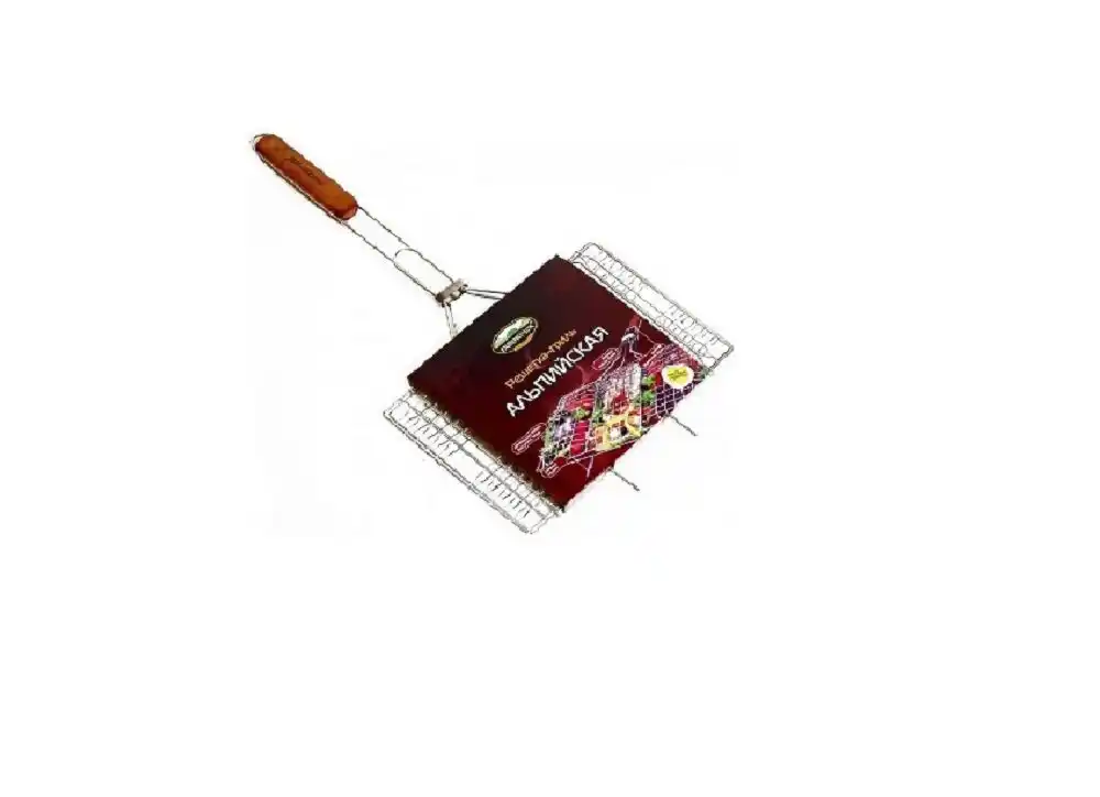 Решетка для барбекю (265 х 240 мм) ПИКНИЧОК Альпийская малая 4 секции п/эт